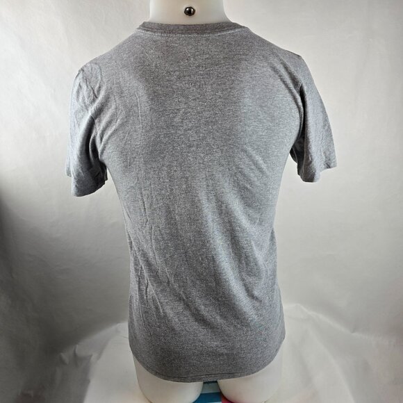 Nike T Shirt Mens Small Grey Graphic Tee Athletic Cut Sports Camo Logo Work Out - Picture 5 of 7